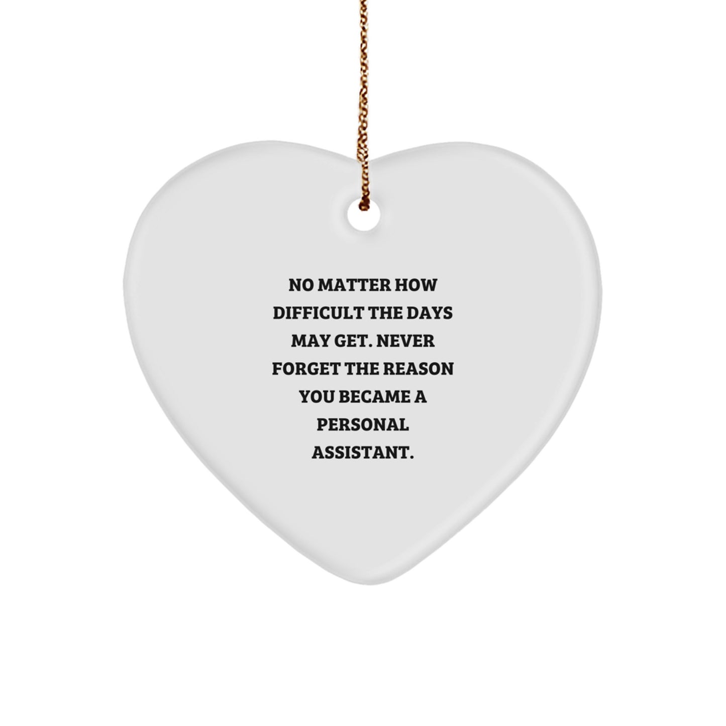 Funny Inspirational Personal Assistant Gifts from Family to Personal Assistant at Christmas Unique Gifts - Image 1