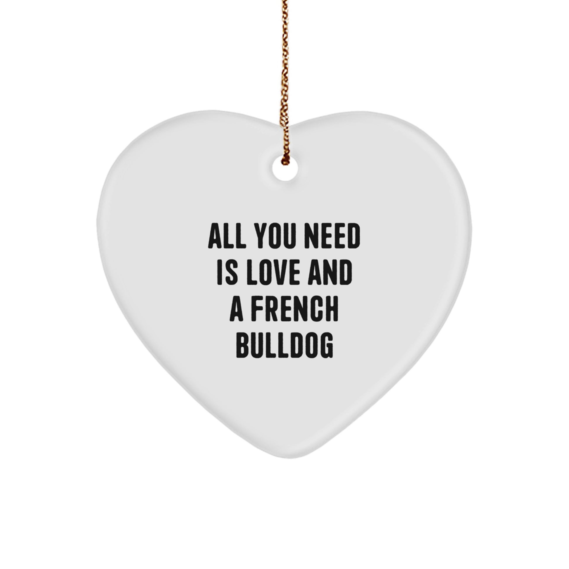 French Bulldog Love Gifts from Friends and Family, Christmas Unique Ornaments for Home Decor - Image 1