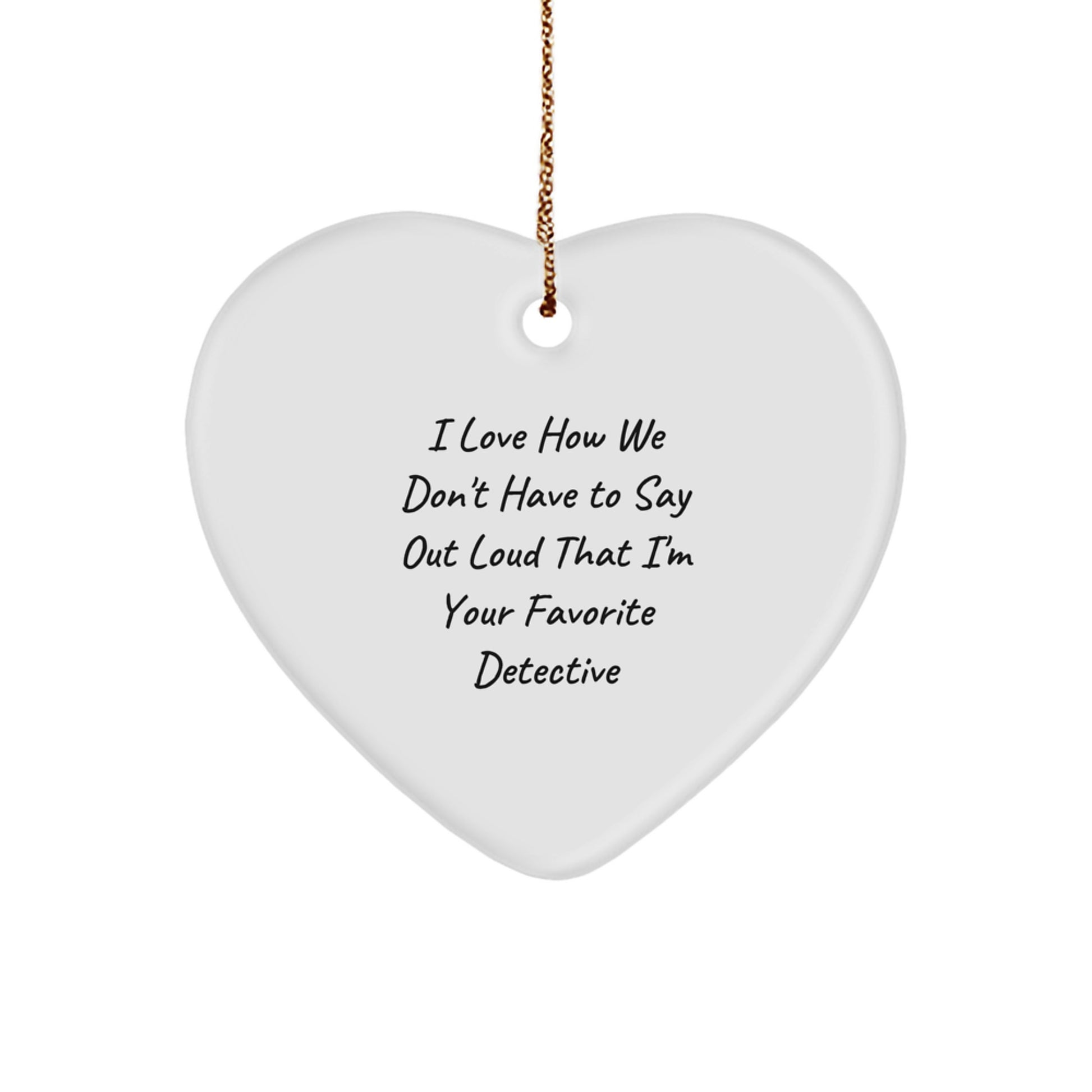 Funny Detective Christmas Unique Gifts from Friends Men Women Family - Image 1