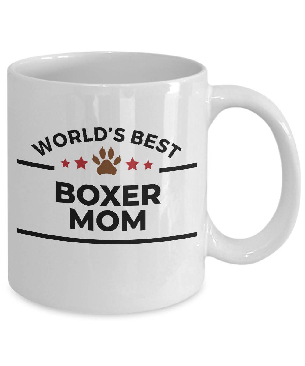 Boxer Dog Mom Mug - Mallard Moon Gift Shop