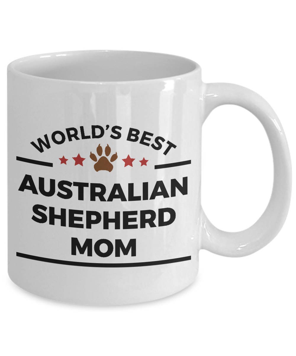 Australian Shepherd Dog Mom Mug - Mallard Moon Gift Shop