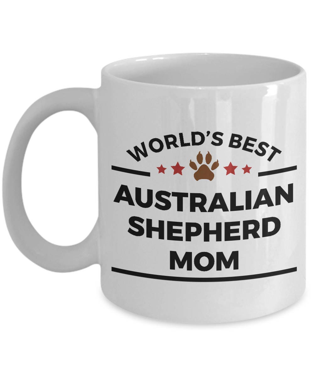 Australian Shepherd Dog Mom Mug - Mallard Moon Gift Shop
