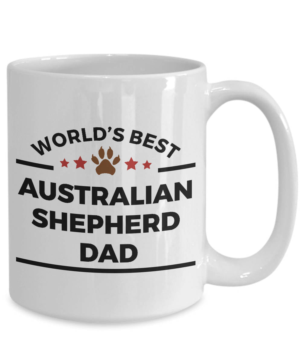 Australian Shepherd Dog Dad Mug - Mallard Moon Gift Shop