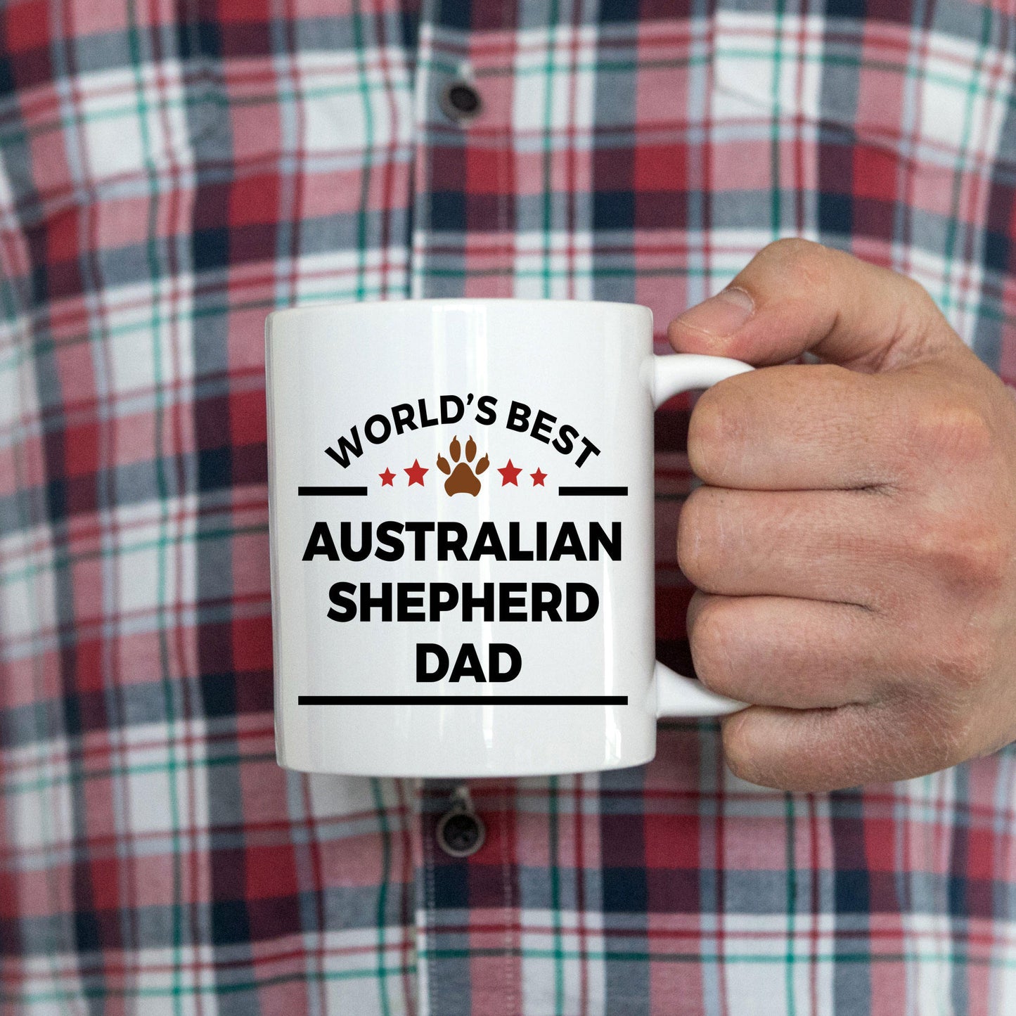 Australian Shepherd Dog Dad Mug - Mallard Moon Gift Shop