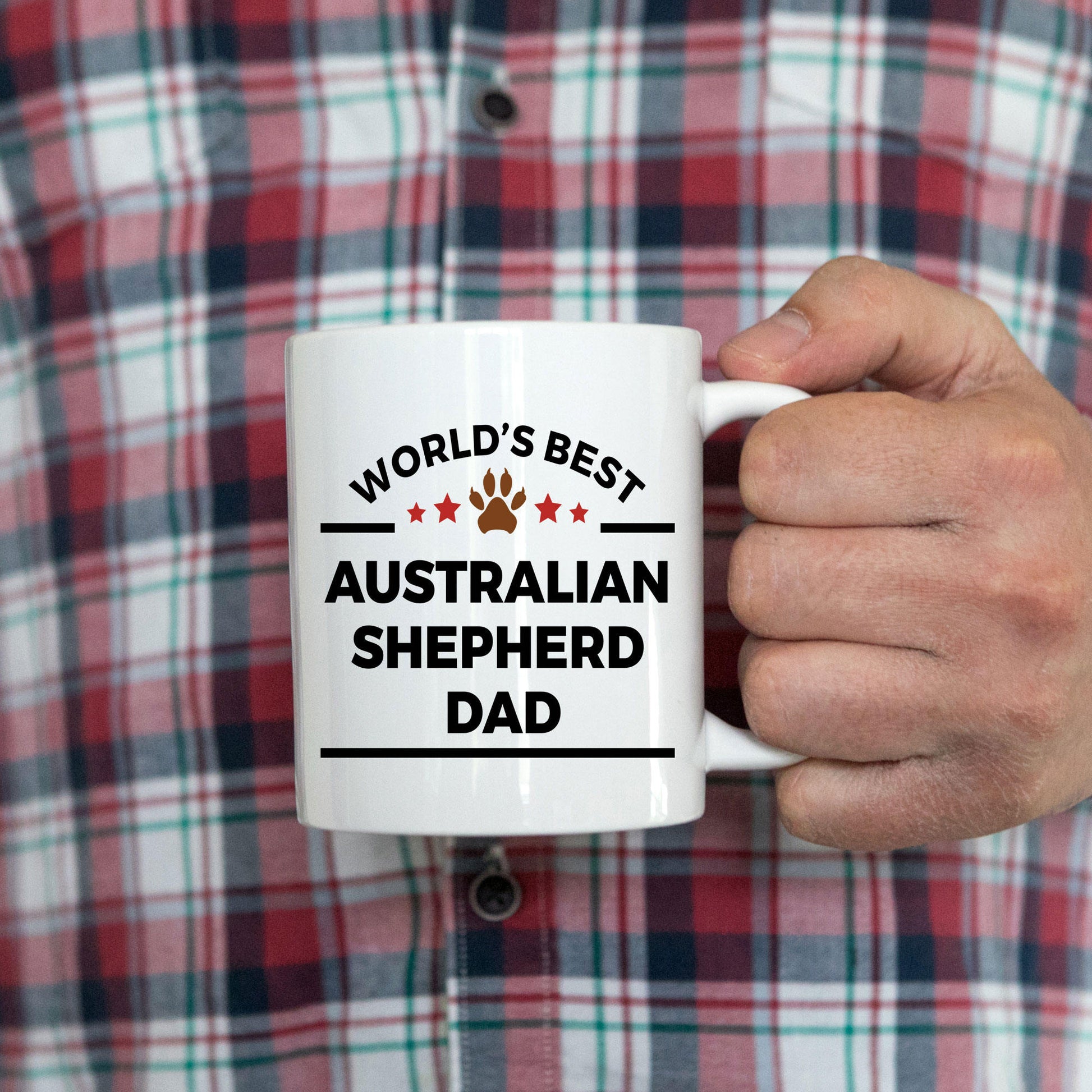 Australian Shepherd Dog Dad Mug - Mallard Moon Gift Shop
