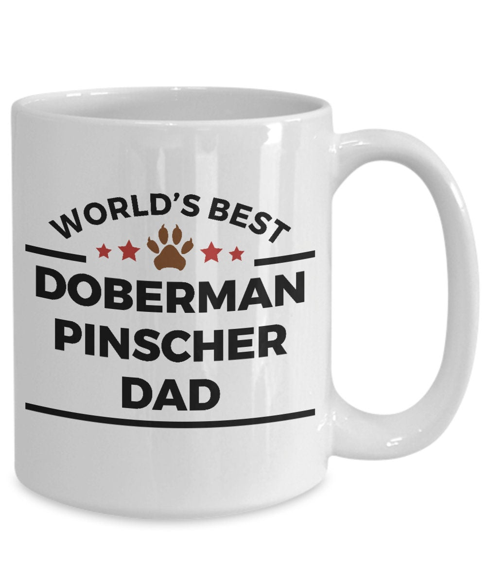 Doberman Pinscher Dog Dad Mug - Mallard Moon Gift Shop