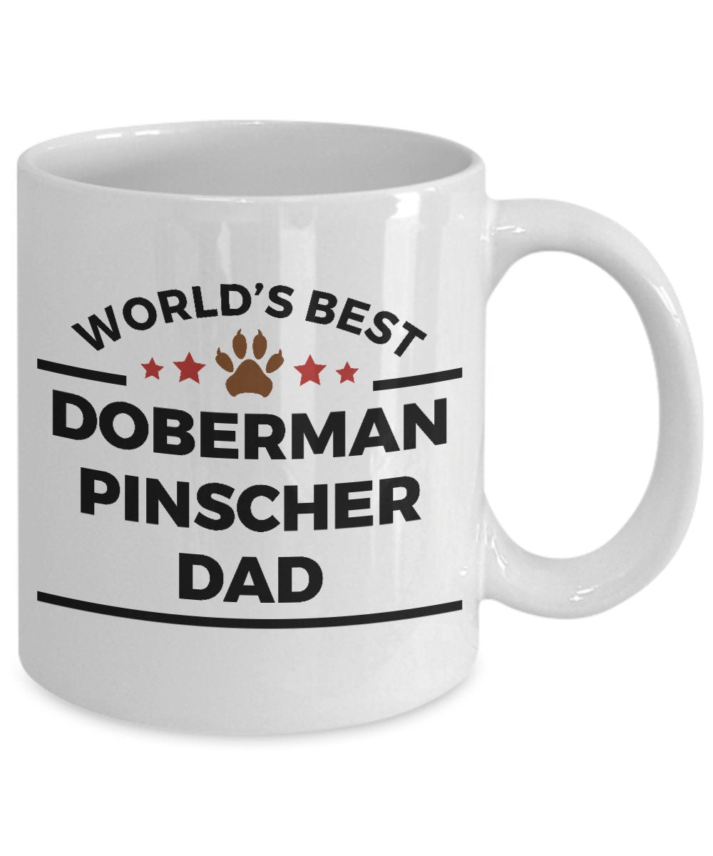 Doberman Pinscher Dog Dad Mug - Mallard Moon Gift Shop