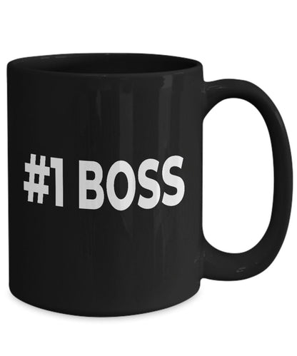 Boss Black Coffee Mug - Mallard Moon Gift Shop