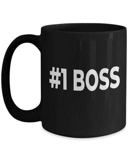 Boss Black Coffee Mug - Mallard Moon Gift Shop