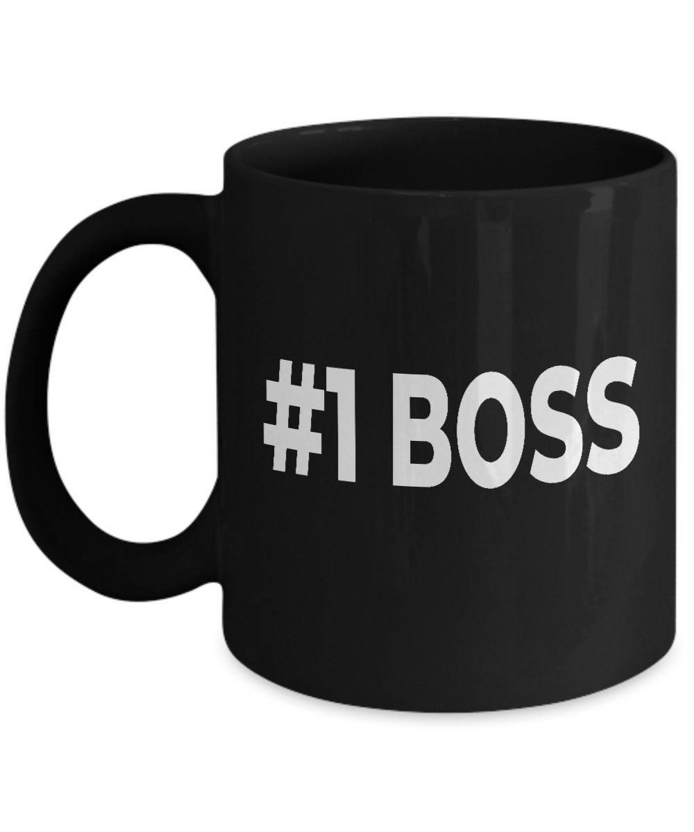 Boss Black Coffee Mug - Mallard Moon Gift Shop