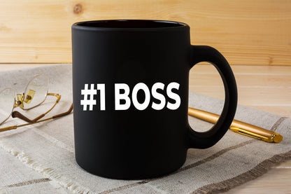 Boss Black Coffee Mug - Mallard Moon Gift Shop