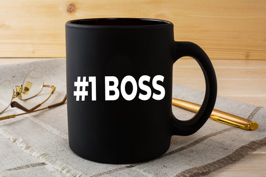 Boss Black Coffee Mug - Mallard Moon Gift Shop