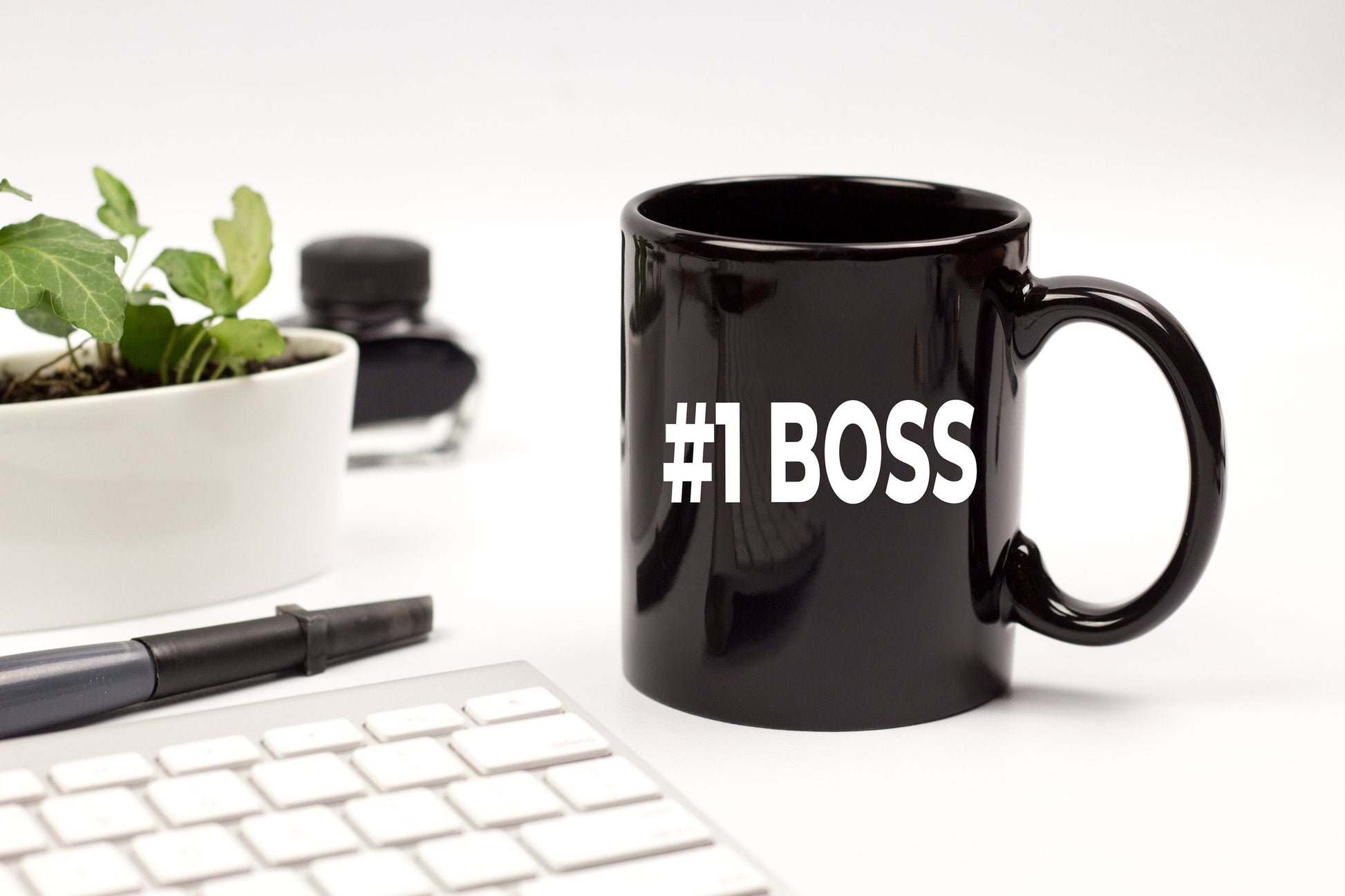 Boss Black Coffee Mug - Mallard Moon Gift Shop