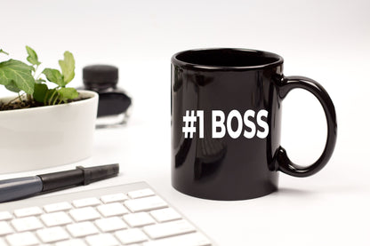 Boss Black Coffee Mug - Mallard Moon Gift Shop