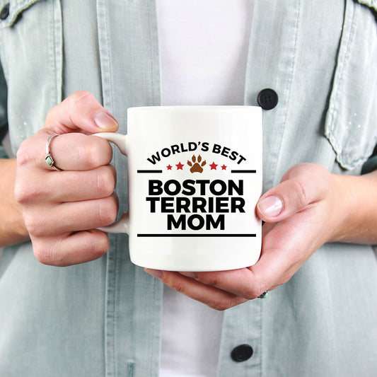 Boston Terrier Dog Mom Coffee Mug - Mallard Moon Gift Shop