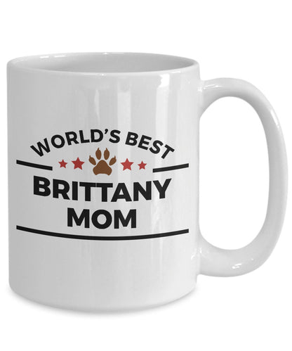 Brittany Spaniel Dog Mom Mug - Mallard Moon Gift Shop