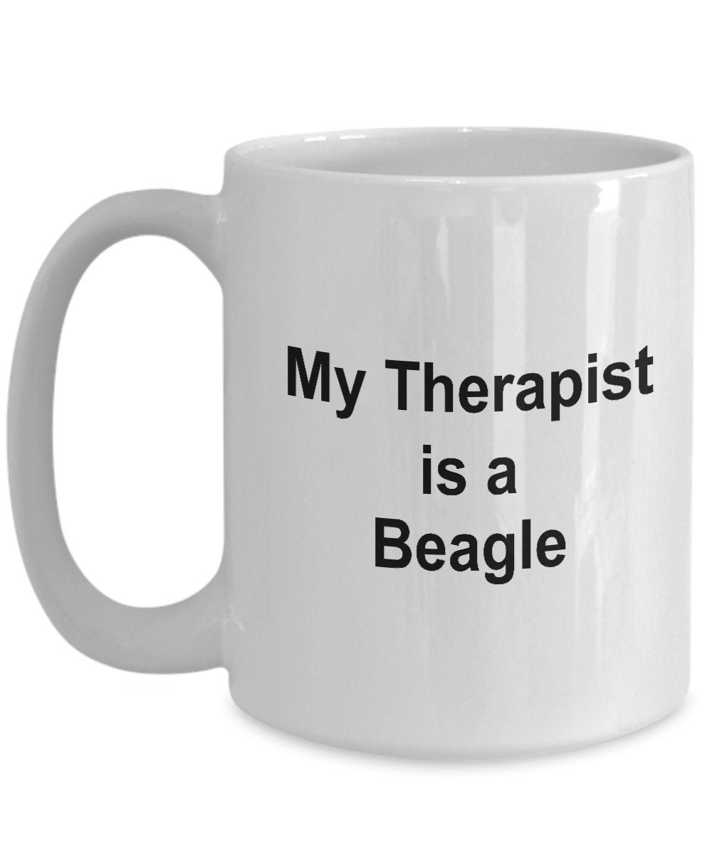 Beagle Dog Therapist Mug - Mallard Moon Gift Shop