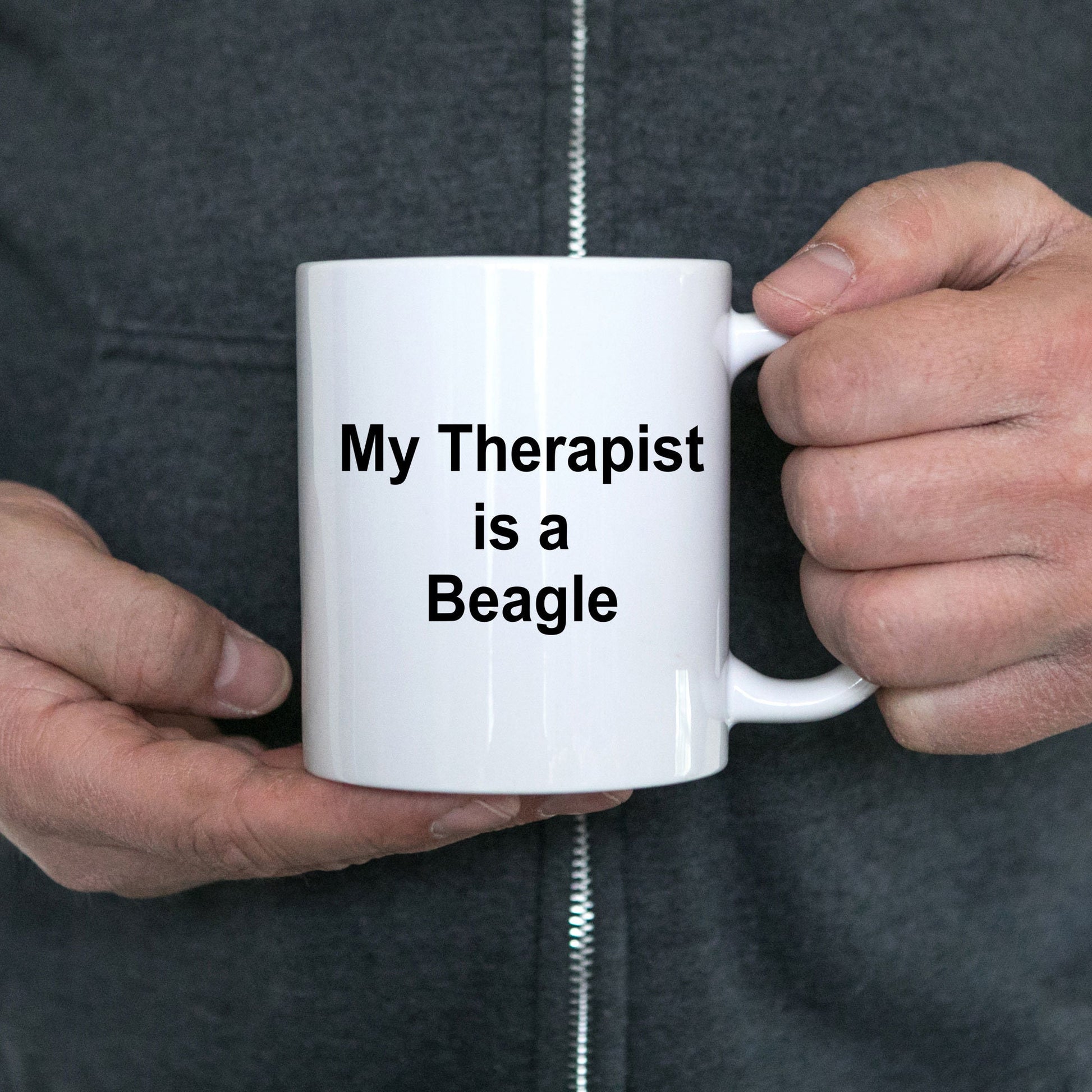 Beagle Dog Therapist Mug - Mallard Moon Gift Shop