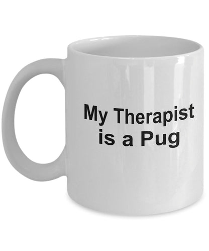 Pug Therapist Dog Mug - Mallard Moon Gift Shop