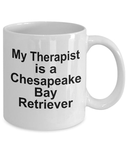Chesapeake Bay Retriever Dog Therapist Mug - Mallard Moon Gift Shop