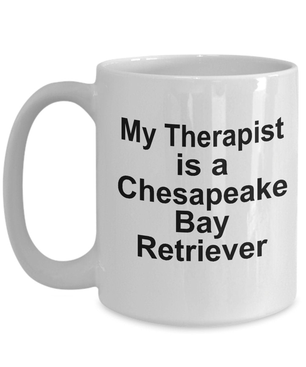 Chesapeake Bay Retriever Dog Therapist Mug - Mallard Moon Gift Shop