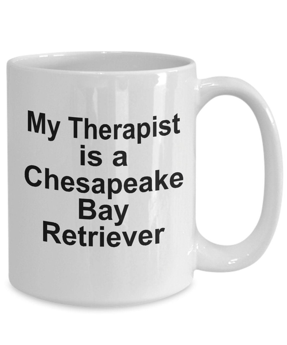 Chesapeake Bay Retriever Dog Therapist Mug - Mallard Moon Gift Shop