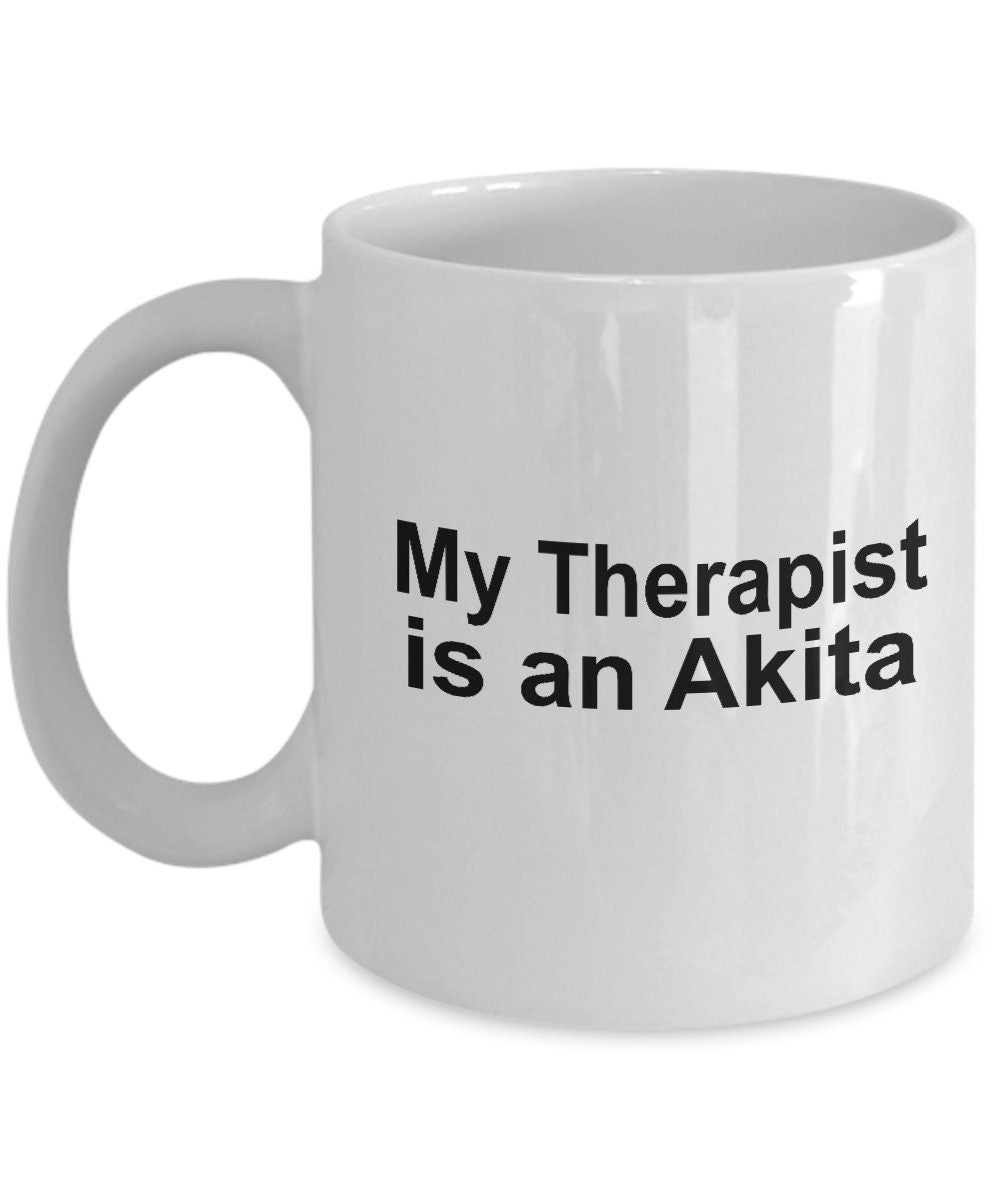Akita Dog Therapist Mug - Mallard Moon Gift Shop