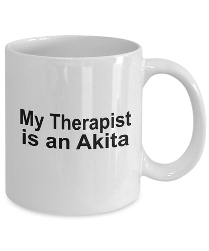 Akita Dog Therapist Mug - Mallard Moon Gift Shop