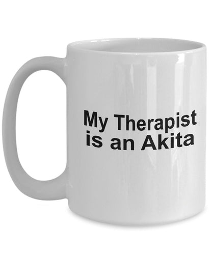 Akita Dog Therapist Mug - Mallard Moon Gift Shop
