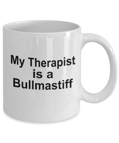 Bullmastiff Dog Therapist Mug - Mallard Moon Gift Shop