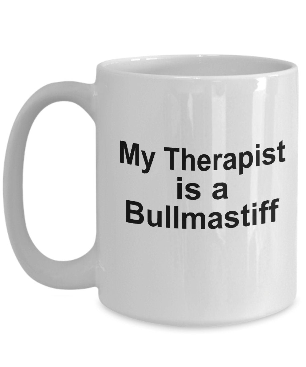 Bullmastiff Dog Therapist Mug - Mallard Moon Gift Shop