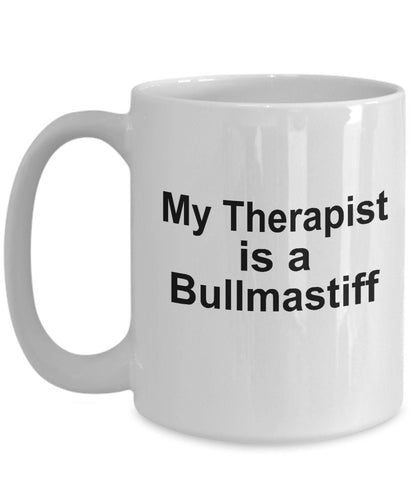 Bullmastiff Dog Therapist Mug - Mallard Moon Gift Shop