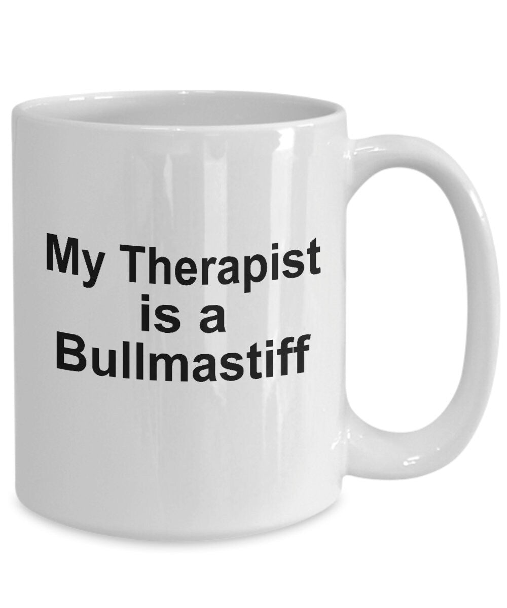 Bullmastiff Dog Therapist Mug - Mallard Moon Gift Shop