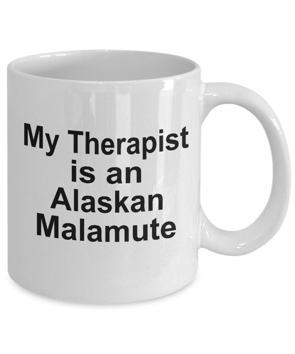 Alaskan Malamute Dog Therapist Mug - Mallard Moon Gift Shop