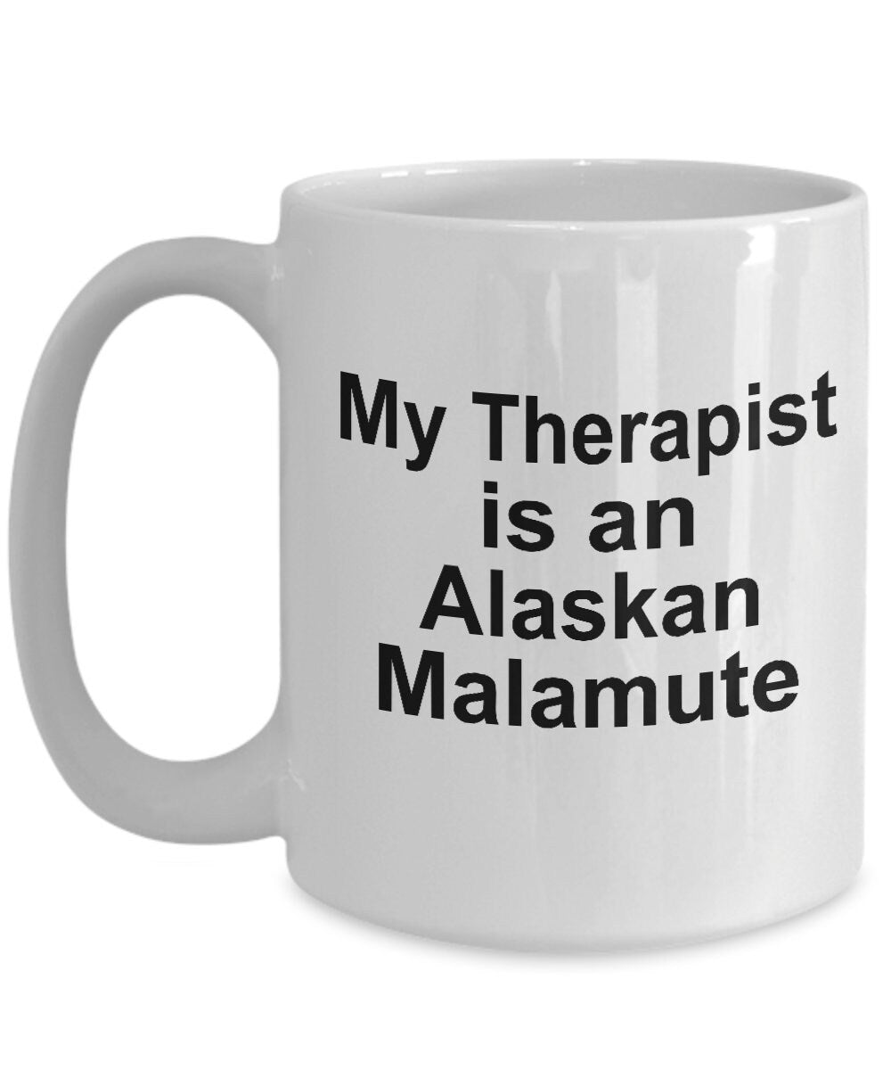 Alaskan Malamute Dog Therapist Mug - Mallard Moon Gift Shop