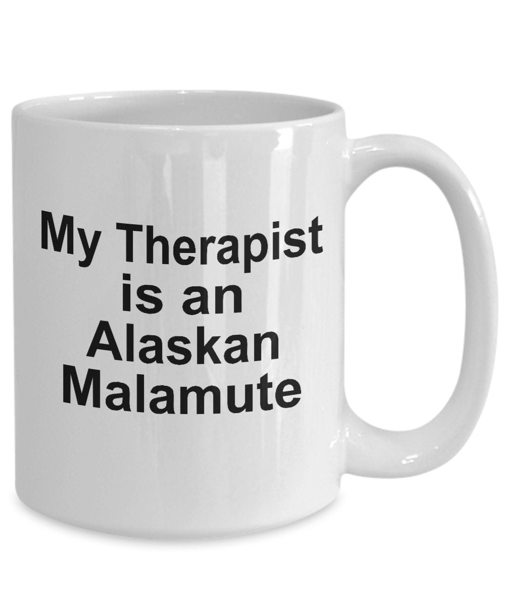 Alaskan Malamute Dog Therapist Mug - Mallard Moon Gift Shop