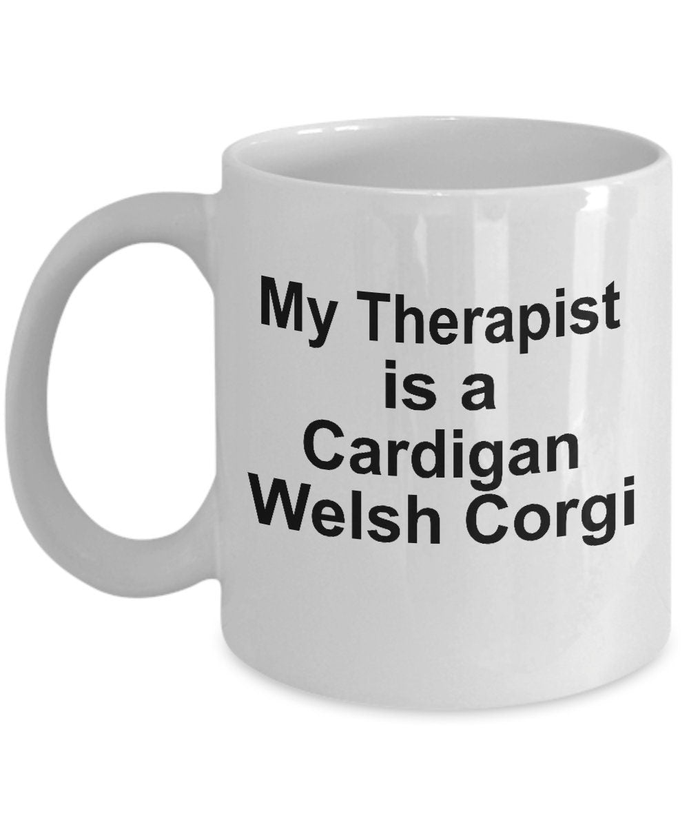 Cardigan Welsh Corgi Dog Therapist Mug - Mallard Moon Gift Shop