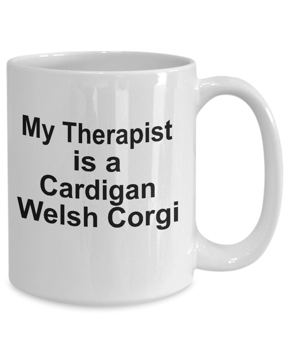 Cardigan Welsh Corgi Dog Therapist Mug - Mallard Moon Gift Shop