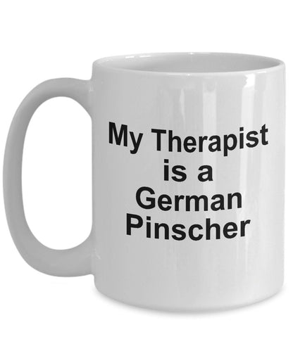 German Pinscher Dog Therapist Mug - Mallard Moon Gift Shop