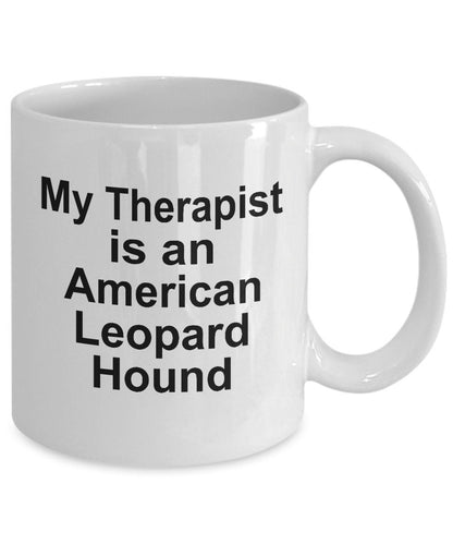 American Leopard Hound Dog Therapist Mug - Mallard Moon Gift Shop