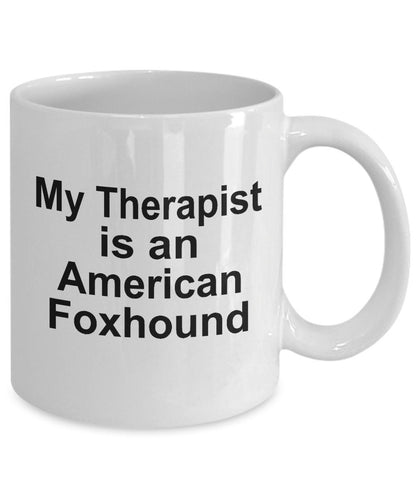 American Foxhound Dog Therapist Mug - Mallard Moon Gift Shop