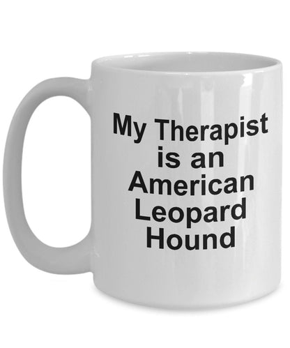 American Leopard Hound Dog Therapist Mug - Mallard Moon Gift Shop