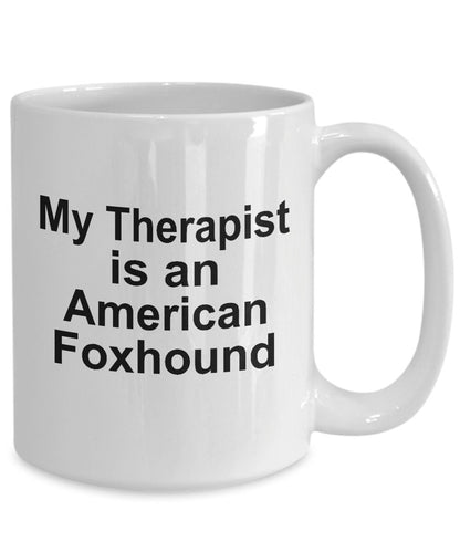 American Foxhound Dog Therapist Mug - Mallard Moon Gift Shop