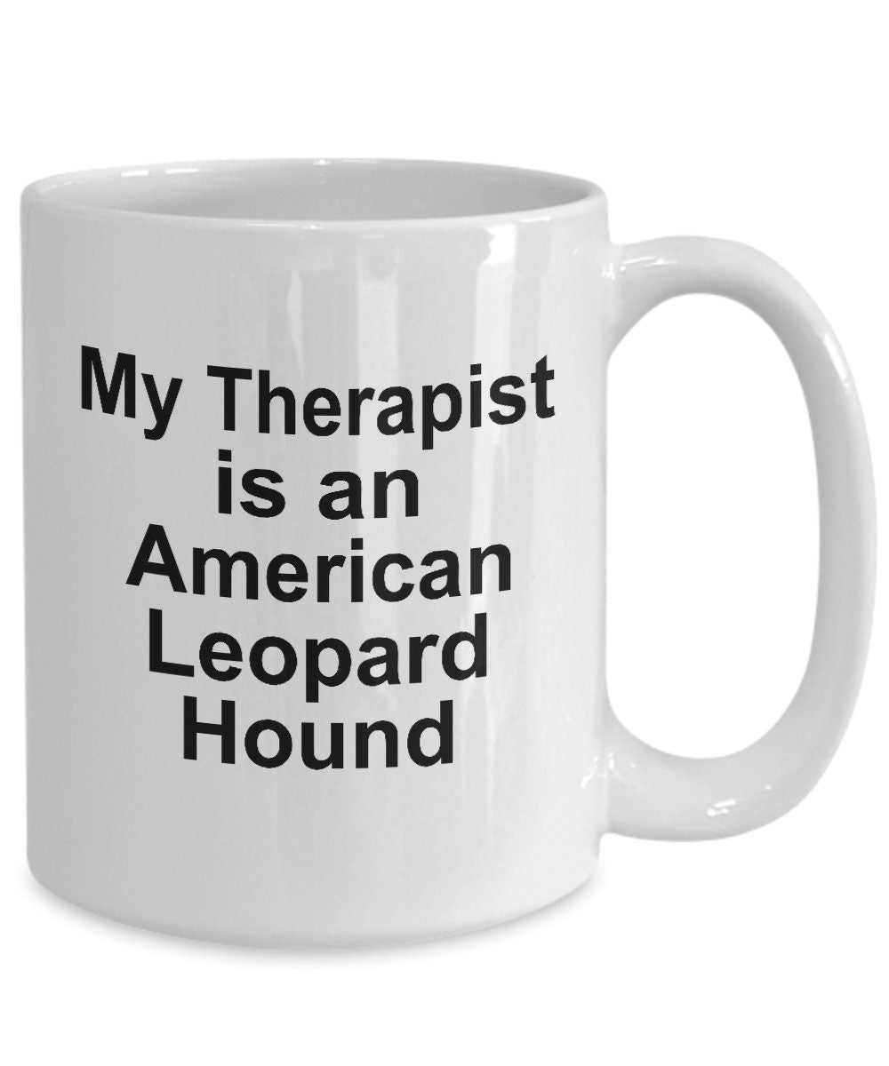 American Leopard Hound Dog Therapist Mug - Mallard Moon Gift Shop