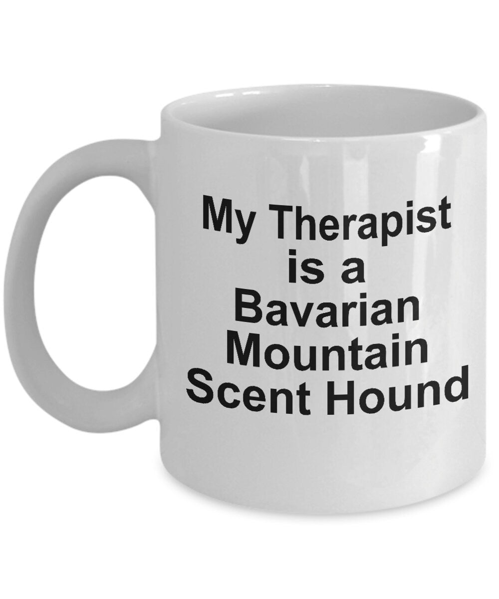 Bavarian Mountain Scent Hound Dog Therapist Mug - Mallard Moon Gift Shop