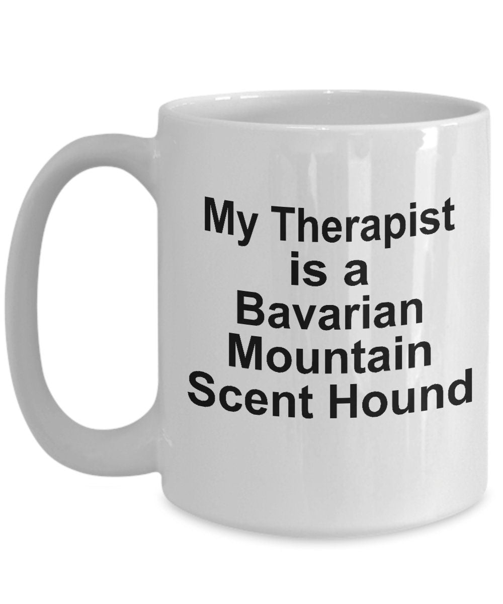 Bavarian Mountain Scent Hound Dog Therapist Mug - Mallard Moon Gift Shop