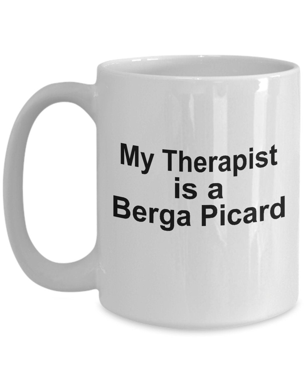 Berger Picard Dog Therapist Mug - Mallard Moon Gift Shop