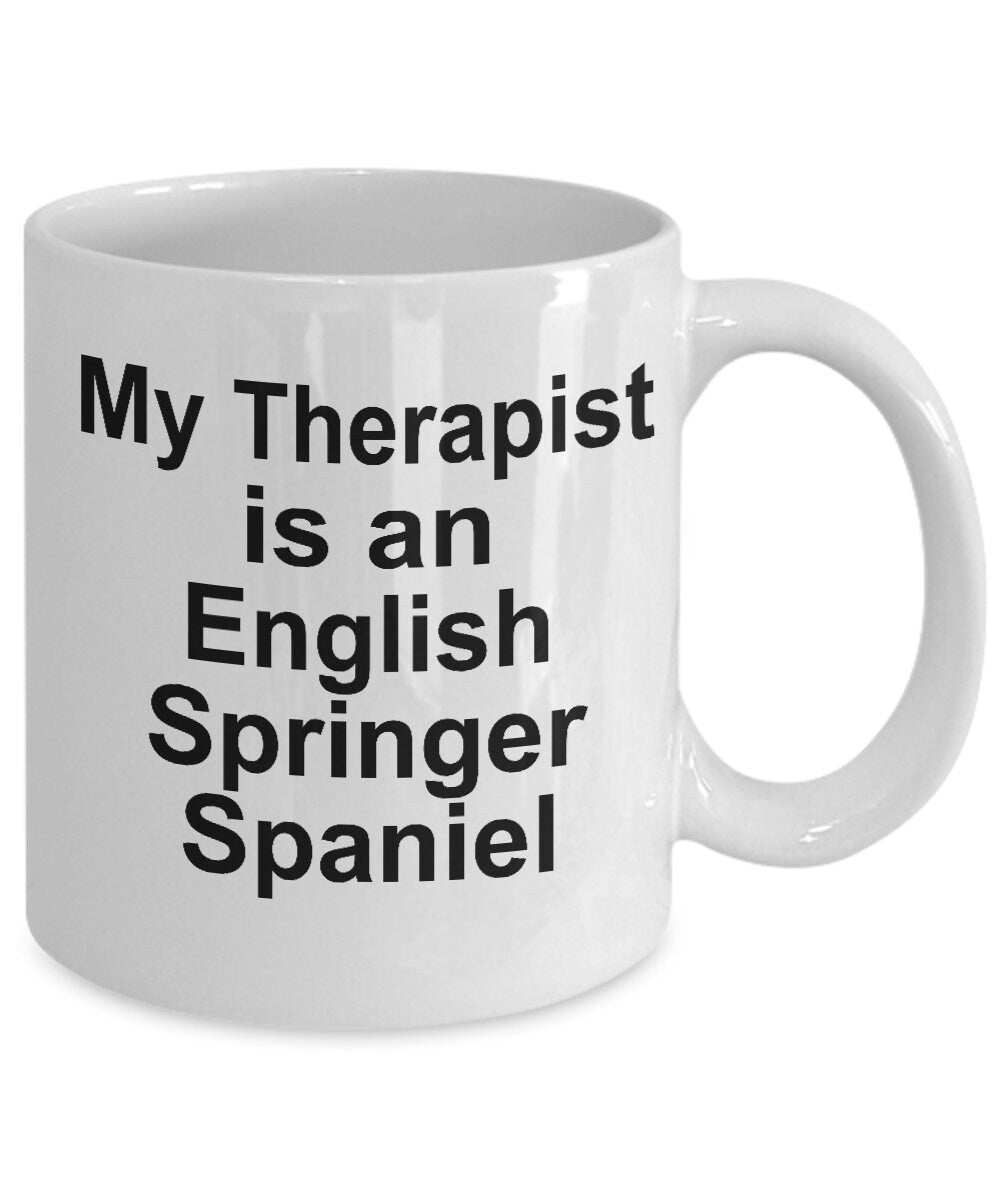 English Springer Spaniel Dog Therapist Mug - Mallard Moon Gift Shop