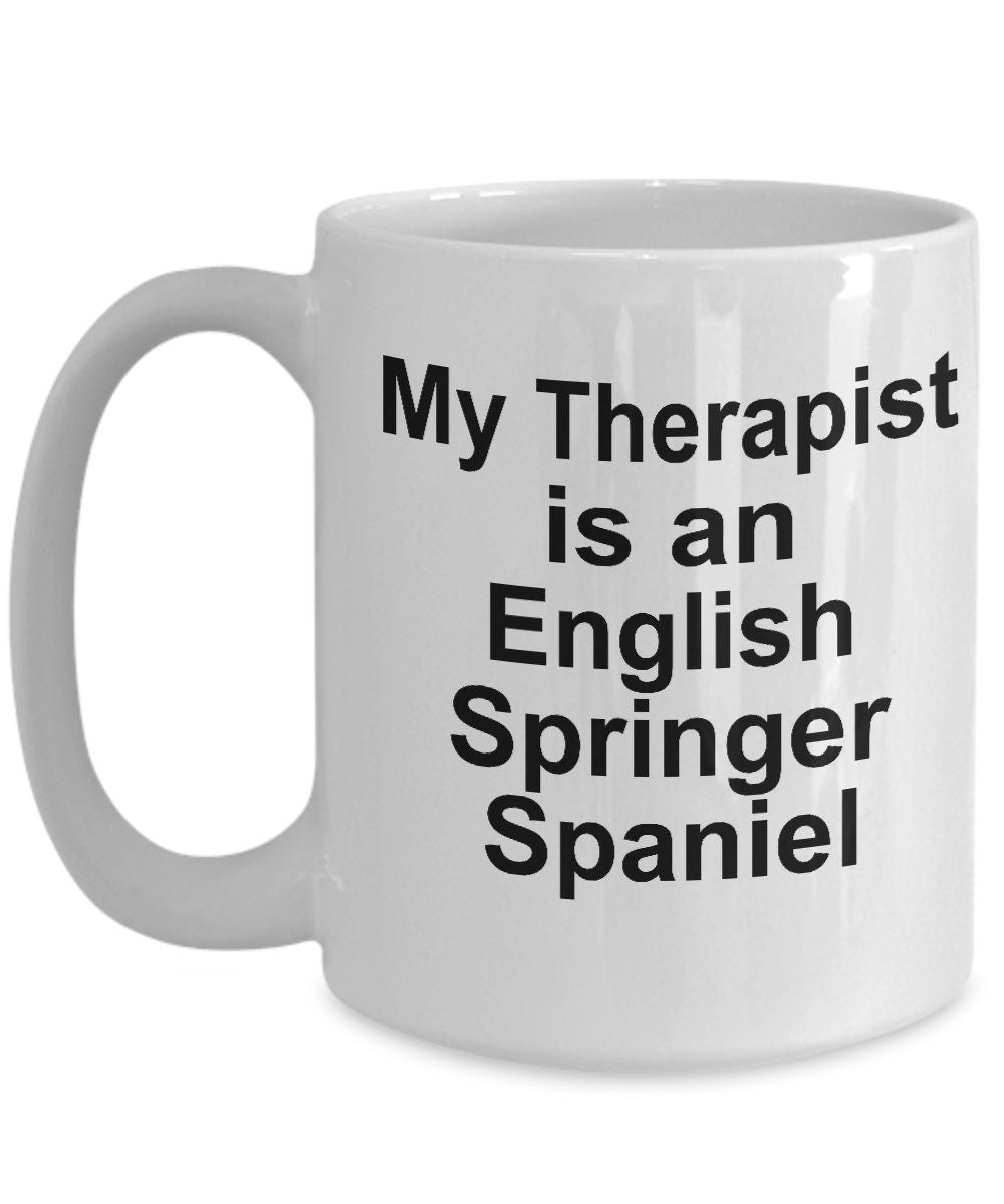 English Springer Spaniel Dog Therapist Mug - Mallard Moon Gift Shop