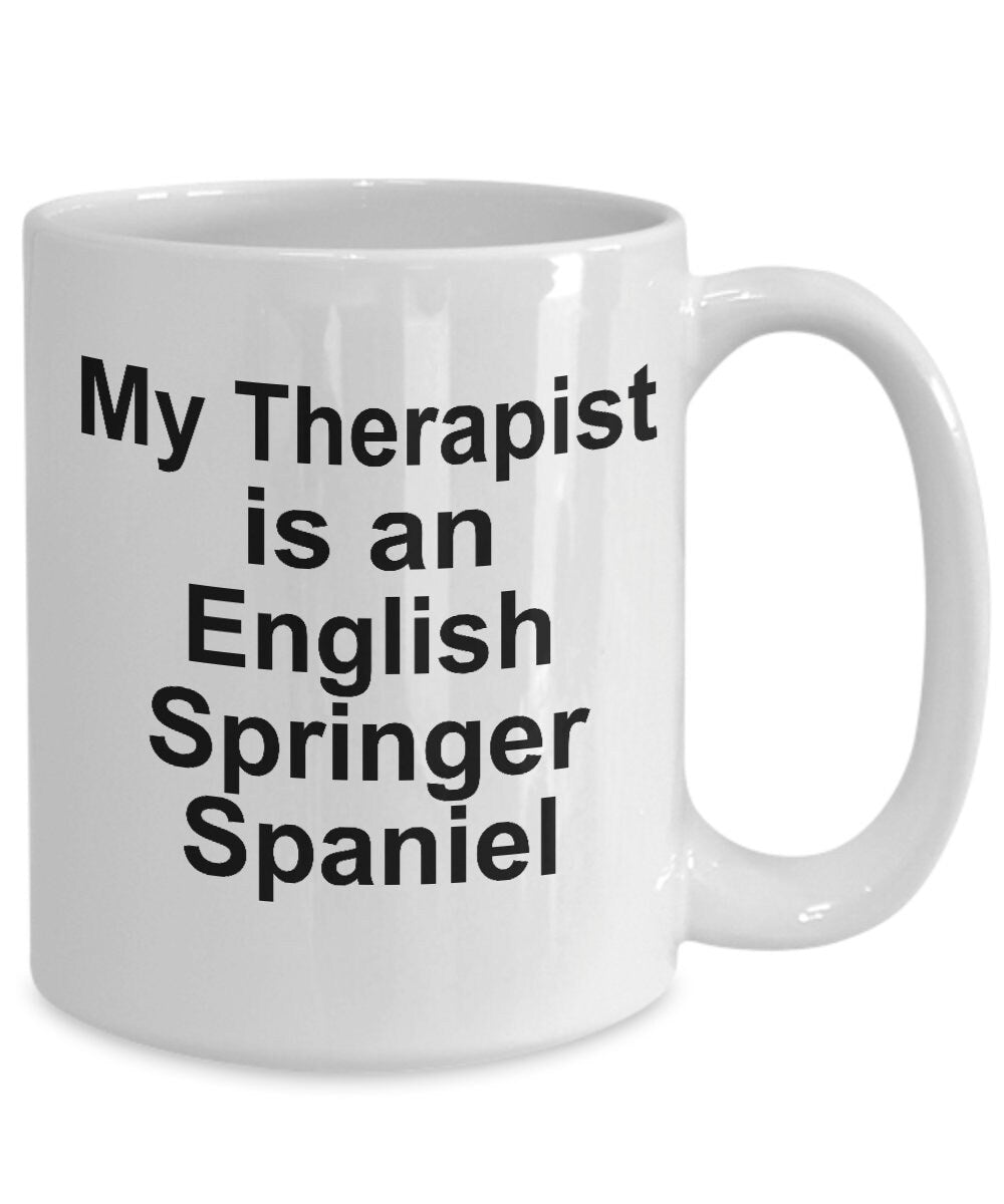 English Springer Spaniel Dog Therapist Mug - Mallard Moon Gift Shop